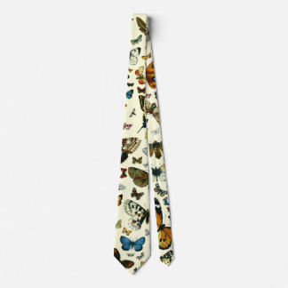Europe's Best-Known Butterflies and Moths Collage Neck Tie