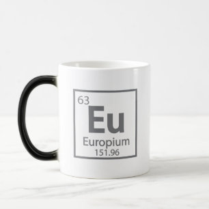 Europium - Europe Science Periodic Table design Color Morph Mug