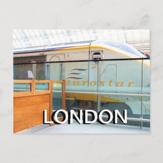 Eurostar St Pancras Kings Cross London UK postcard (Front)