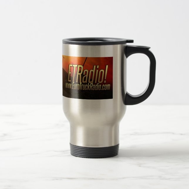 EuroTruck Radio Stainless Steel 444 ml  Travel Mug (Right)