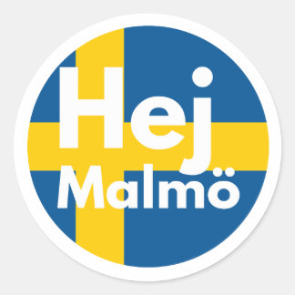 Eurovision Songcontest 2024 Unisex T-shirt Sweden Classic Round Sticker