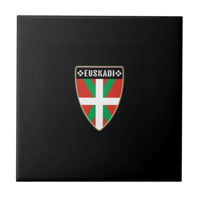 Euskadi Basque Country Ceramic Tile (Front)