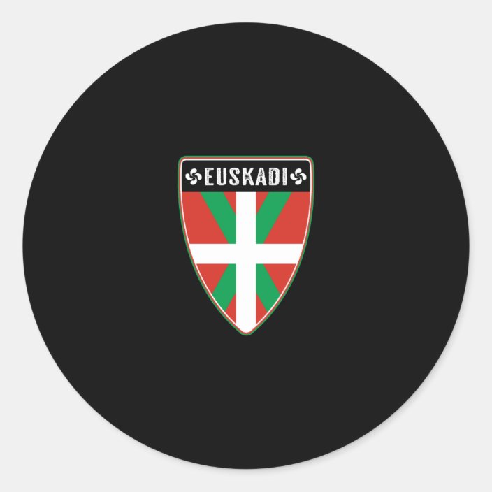 Euskadi Basque Country Classic Round Sticker | Zazzle.com