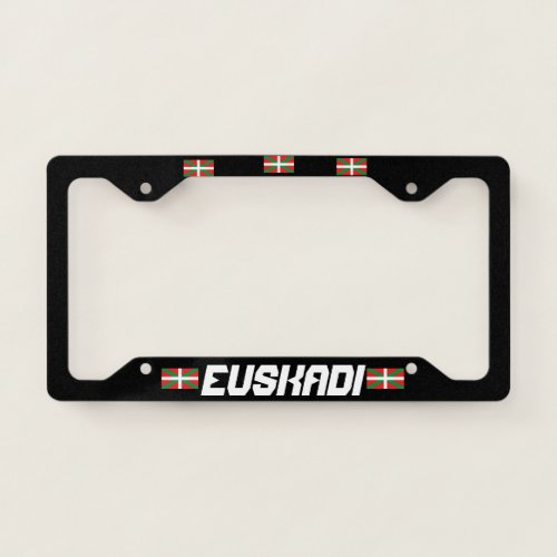 Euskadi Basque Country License Plate Frame