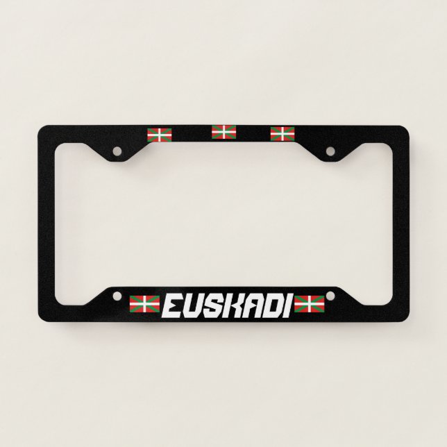 Euskadi (Basque) Country License Plate Frame (Front)