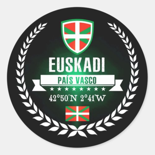 Euskadi Classic Round Sticker