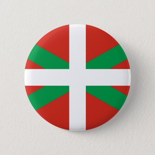 Euskadi Flag _ Basque Country _ Ikurri Pinback Button