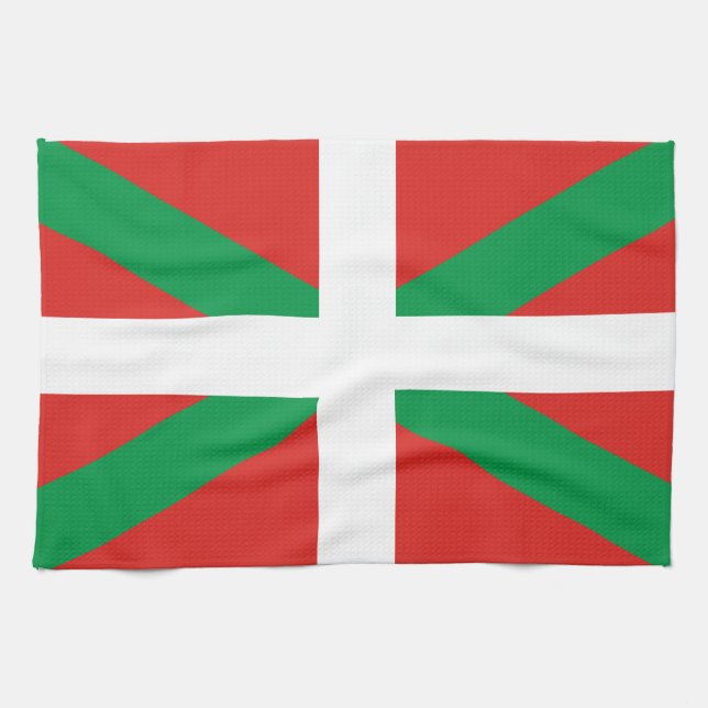 Euskadi Flag Kitchen Towel (Horizontal)
