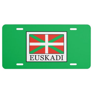 Euskadi License Plate
