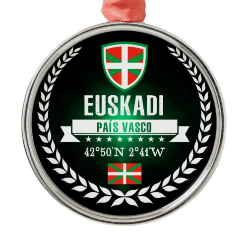 Euskadi Metal Ornament