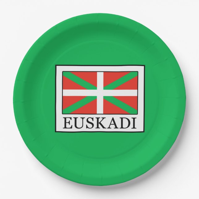 Euskadi Paper Plates (Front)