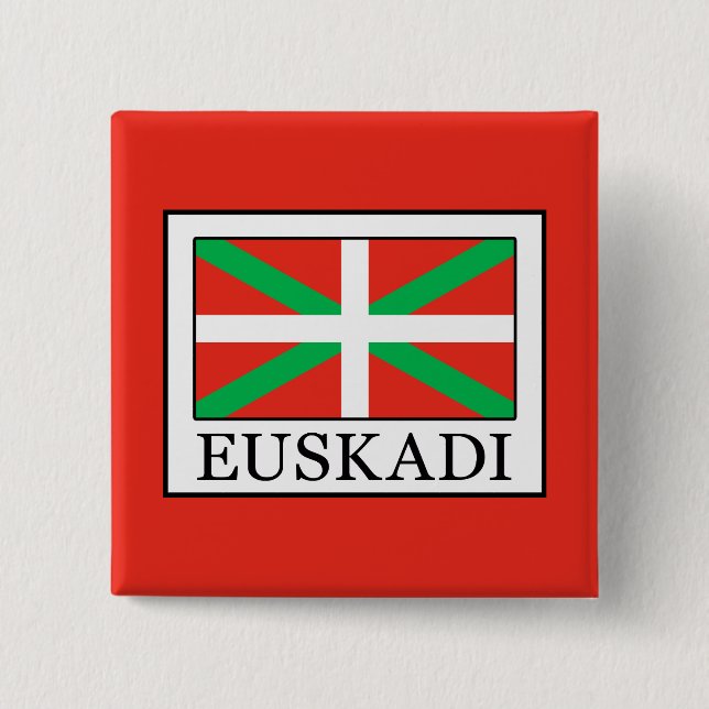 Euskadi Pinback Button (Front)