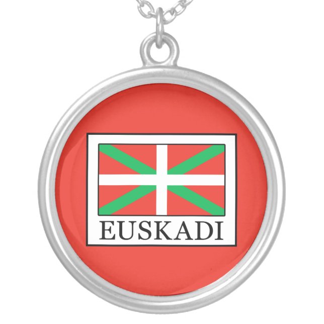 Euskadi Silver Plated Necklace (Front)