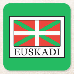 Euskadi Square Paper Coaster