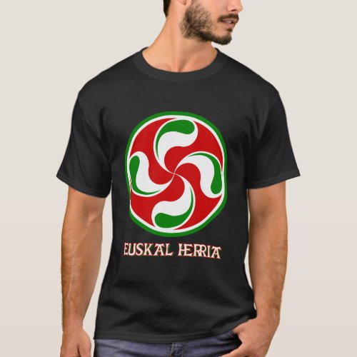 Euskal Herria Lauburu Basque Country T_Shirt