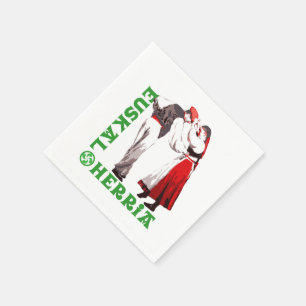 Euskal Herria: traditional Basque dancers, Napkins