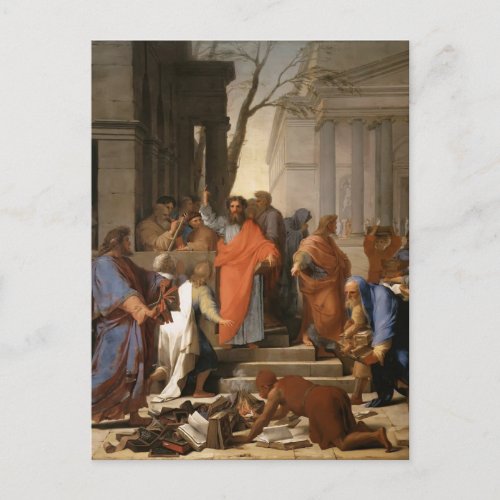 Eustache Le Sueur_Preaching of St Paul at Ephesus Postcard