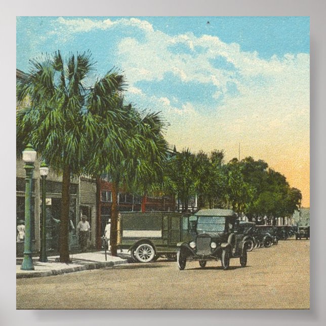 EUSTIS, FL - Downtown,  1925 Poster (Front)