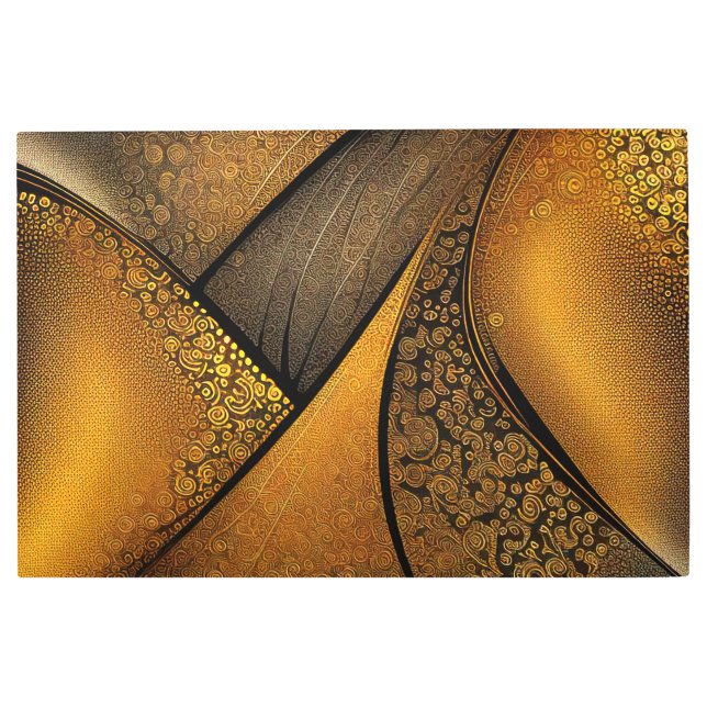 Eva 1 Abstract Design Metal Wall Art (Front)