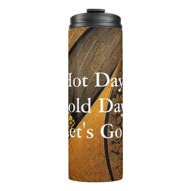 Eva 1 Abstract Design Thermal Tumbler (Front)