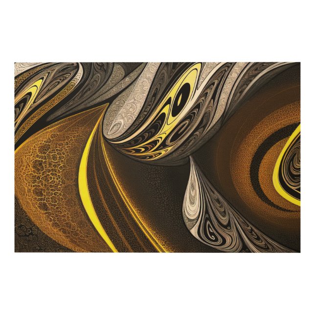 Eva 5 Abstract Design Wood Wall Art (Front)