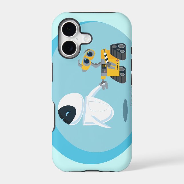 EVA and WALL-E Iphone Case (Back)