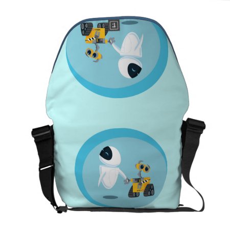 Eva And Wall-e Messenger Bag