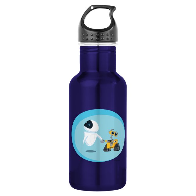 EVA and WALL-E Water Bottle (Front)