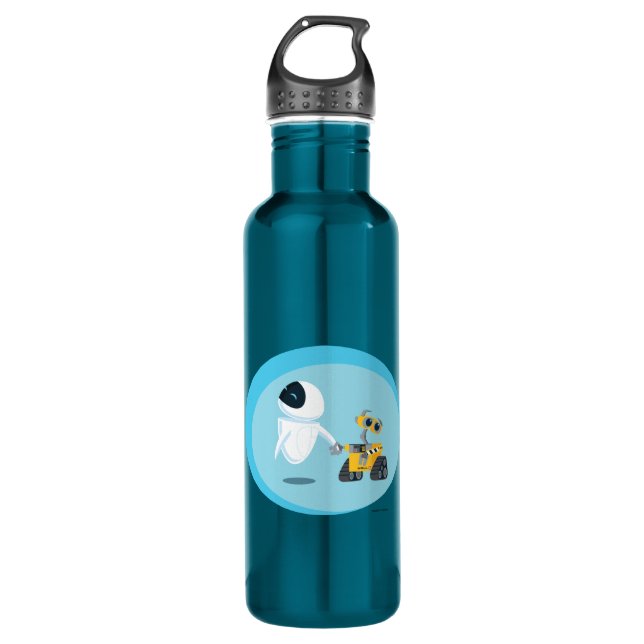 EVA and WALL-E Water Bottle (Front)