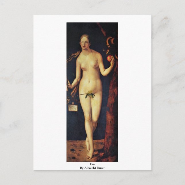 Eva By Albrecht Dürer Postcard (Front)