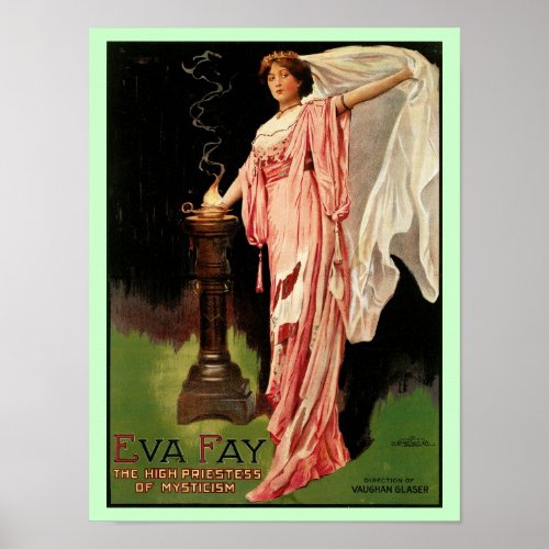 Eva Fay The High Priestess of Mysticism Poster