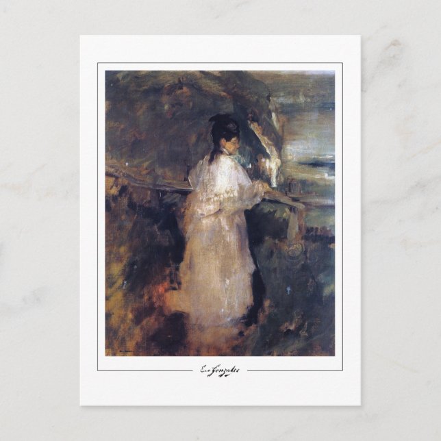 Eva Gonzalès #4 - Fine Art Postcard (Front)