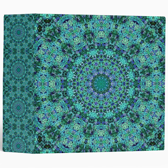 Eva Lucia Mandala 3 Ring Binder (Front/Spine)