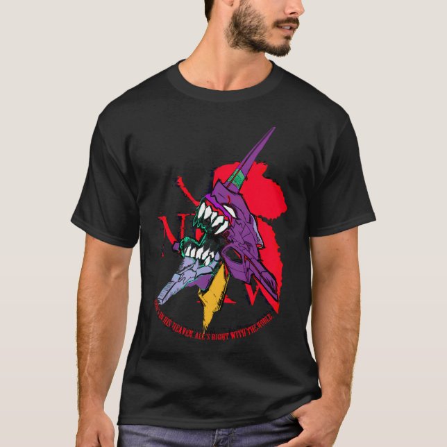 Eva Nerv Evangelion T-Shirt (Front)