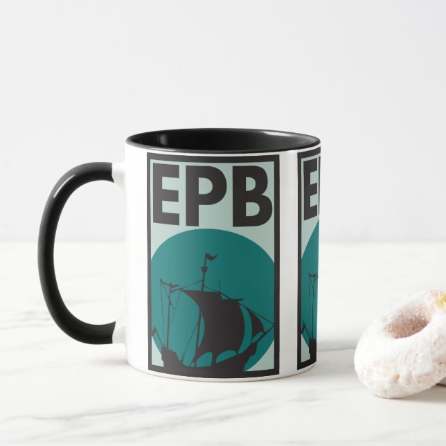 Eva Pohler Books Mug (With Donut)