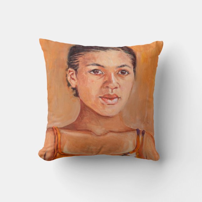 Eva Throw Pillow (Front)