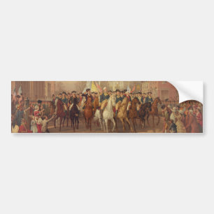 Evacuation day and Washingtons New York Entry 1783 Bumper Sticker