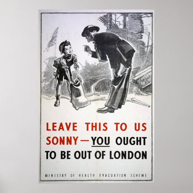Evacuation - Leave This To Us, Sonny Poster (Front)