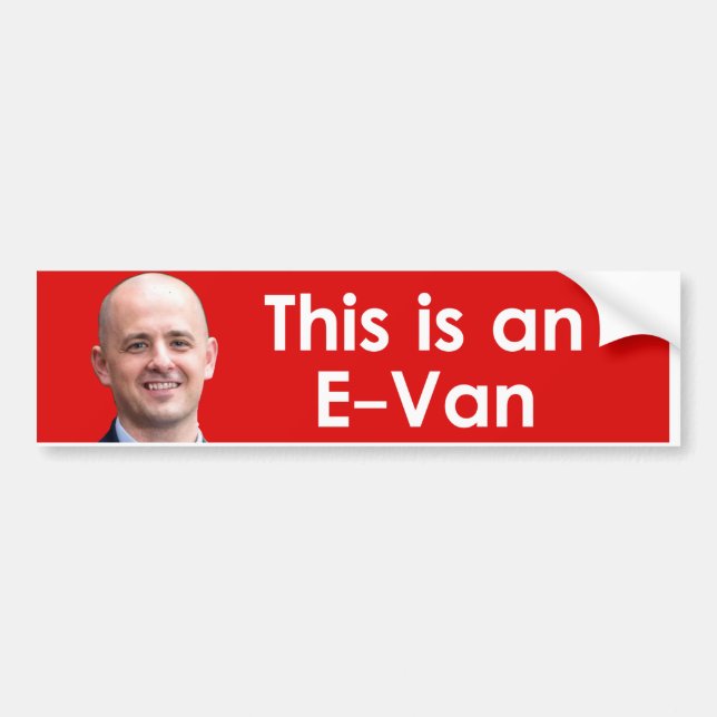 Evan McMullin - E-Van Bumper Sticker (Front)