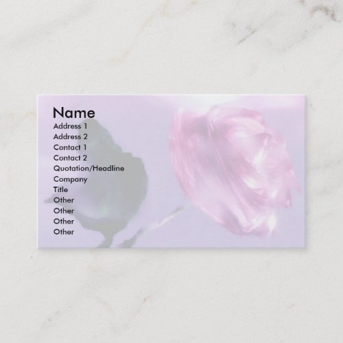Evanescent Rose Business Card