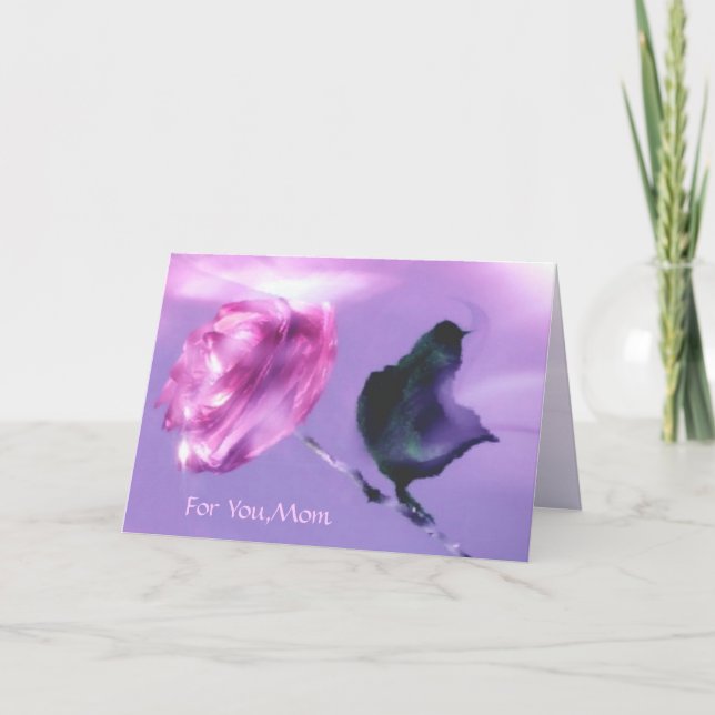 Evanescent Rose Mother's Day Card (Front)