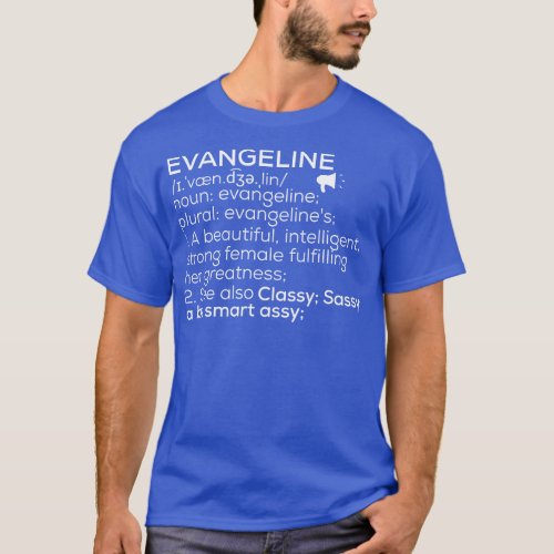 Evangeline Name Evangeline Definition Evangeline F T_Shirt