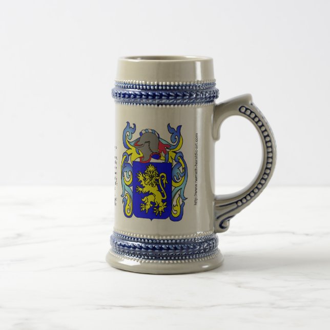 Evans Family Crest Stein (Right)