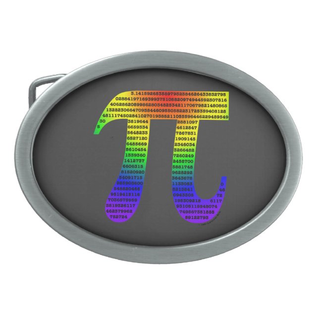 Evan's Pi #2 Belt Buckle (Front)