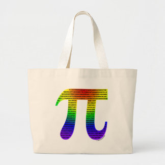 Evan's Pi #2 Large Tote Bag