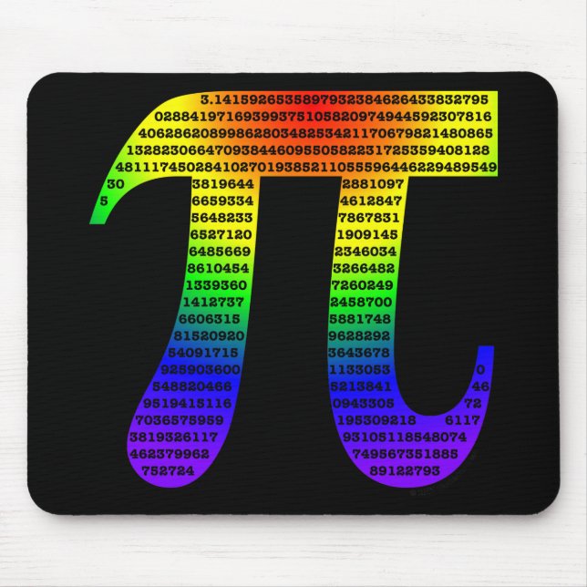Evan's Pi #2 Mouse Pad (Front)