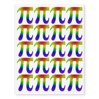 Evan's Pi #2 Temporary Tattoos