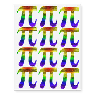 Evan's Pi #2 Temporary Tattoos