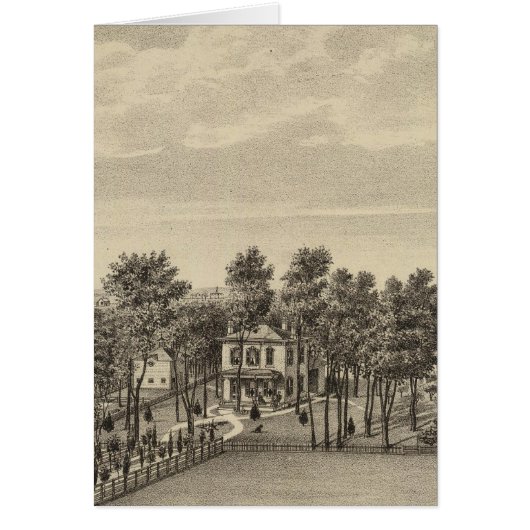 Evans Residence, Topeka, Kansas Cards (Front)