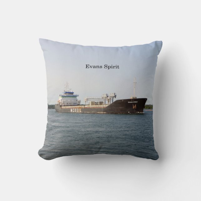 Evans Spirit square pillow (Front)